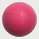 Playbuddy Rubber Ball in pink, designed for fetch, made of safe non-toxic rubber for dogs.