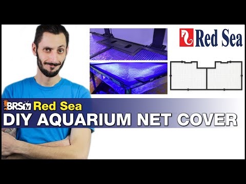 Red Sea Customizable DIY Aquarium Net Screen Cover Kit Video Review