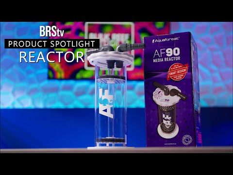 Aquaforest AF90 Media Reactor showcasing efficient saltwater filtration solutions for aquariums.
