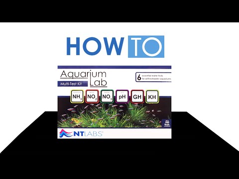 NT Labs Aquarium Lab Multi Test Kit for ammonia, nitrite, nitrate, pH, GH, and KH testing in aquariums
