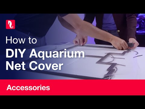 Red Sea Customizable DIY Aquarium Net Screen Cover Kit Installation