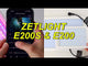 Zetlight E200 Algae Lights displayed alongside a smartphone controller for optimal aquarium lighting.