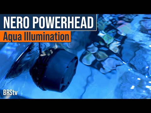AI Nero Powerhead Wavemaker in aquarium water, showcasing innovative pump for gentle flow.