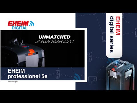 EHEIM Professionel 5e 600T showcasing unmatched performance in digital aquarium filtration.