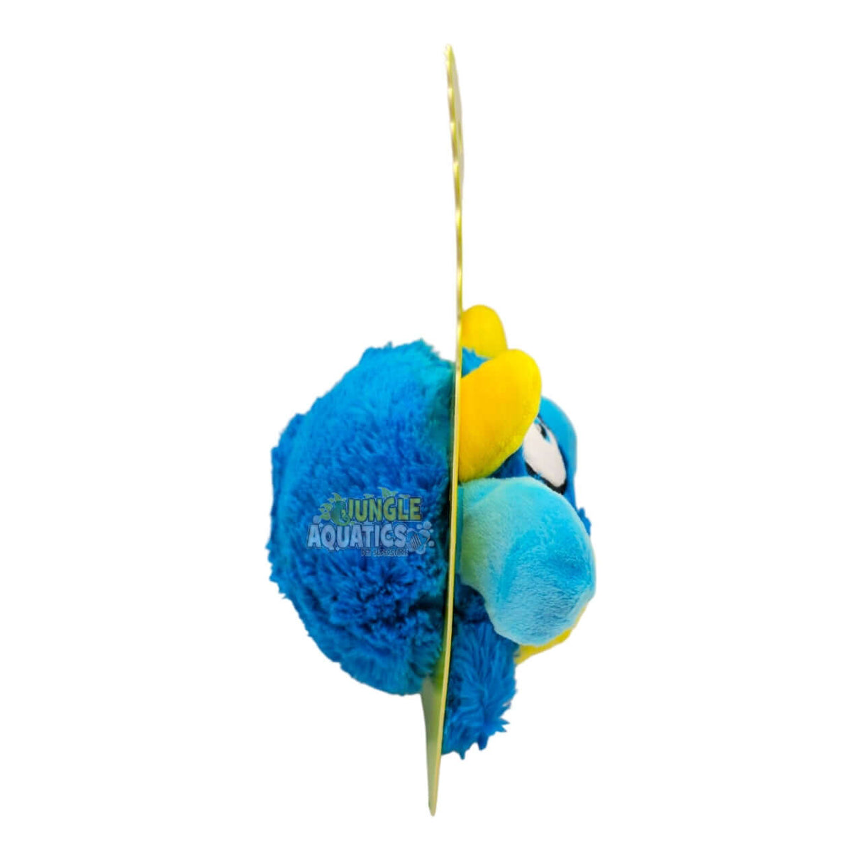 Q-Monster Bounce Ball Dog Toy side view with plush monster design and colorful features