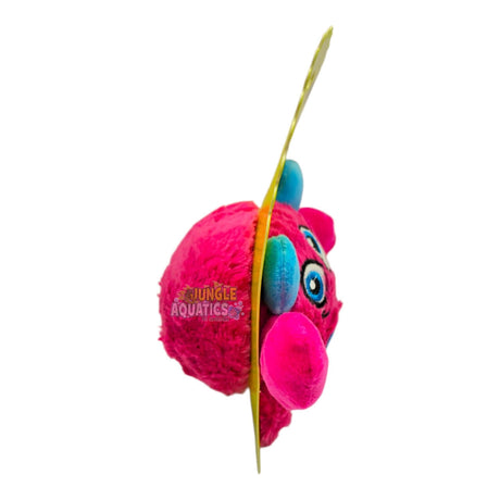 Q-Monster Bounce Ball Dog Toy featuring a plush monster design for pets, perfect for play and fetch.