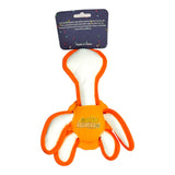 Q-Monster Dog Toy Turtle durable orange chew toy designed for interactive play for dogs.