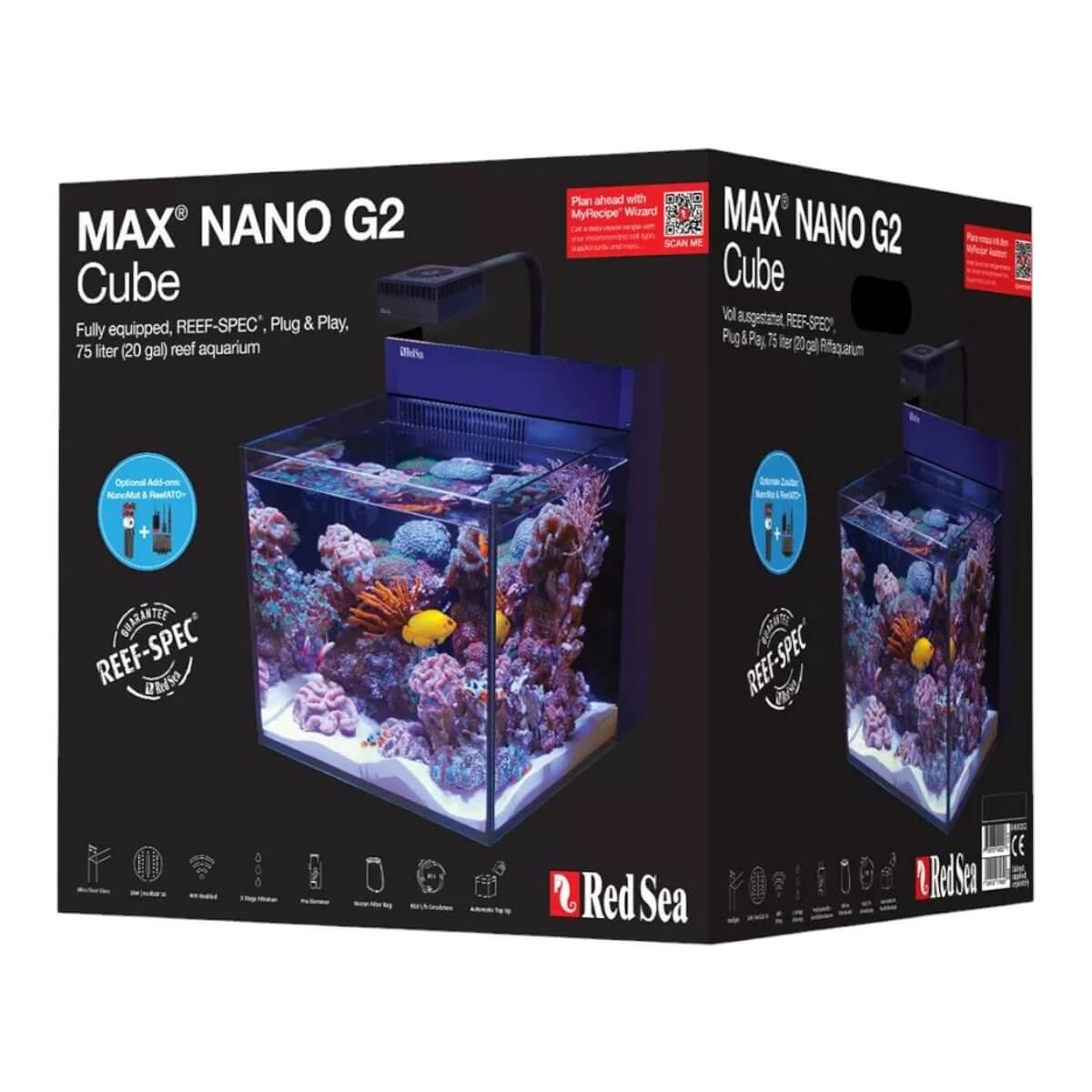 Red Sea Max NANO G2 Cube 75L Reef Aquarium System