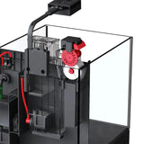 Red Sea NanoMat Fleece Roller Filter installed in a nano aquarium for efficient filtration.