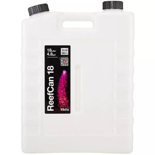 Red Sea ReefCan 18L Auto Top Off Reservoir with transparent design and easy water level visibility for aquariums.