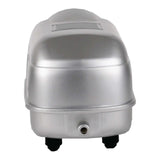 Resun LP Low Noise High Pressure Air Pump front view showing sleek silver design and air outlet.