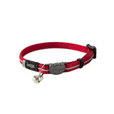Rogz AlleyCat Kitten and Cat Collar in red with breakaway clip and reflective design for safety and comfort.