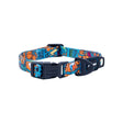 Rogz Fusion Classic Dog Collar featuring vibrant patterns and soft-touch webbing for comfort and style.