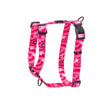 Rogz Fusion Classic Dog Harness in bright pink design, adjustable for comfort and control during walks.