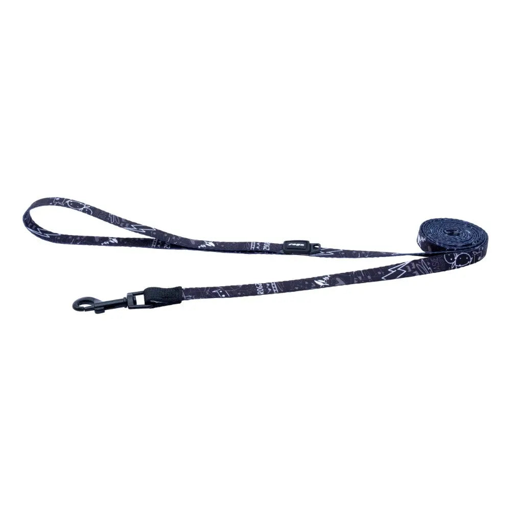 Rogz Fusion Classic Dog Lead featuring soft webbing and built-in accessory holder for comfortable walks.