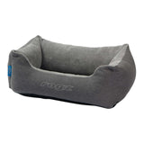 Rogz Indoor Walled Bed in gray, designed for pet comfort with a stylish look, perfect for any home decor.