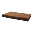 Rogz Outdoor Flat Dog Bed in brown, designed for comfort and durability for outdoor adventures.