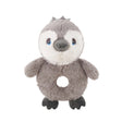 Soft plush penguin toy with a rope core, designed for interactive playtime with dogs. Perfect for tugging and tossing.