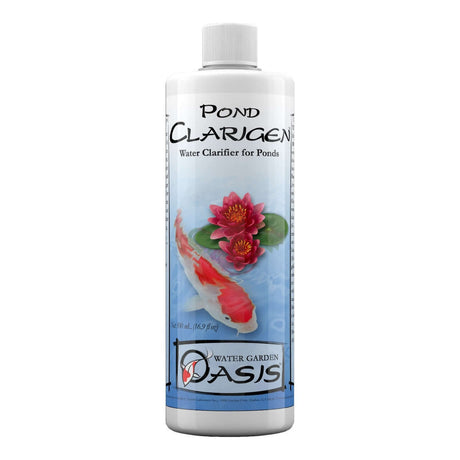 Seachem Pond Clarigen water clarifier for ponds, removes cloudiness and safe for aquatic plants.