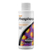 Seachem Reef Phosphorus supplement bottle for reef aquariums, concentrated 3,500 mg/L phosphorus for coral growth.