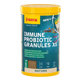 Sera Immune Probiotic Granules XS, growth food for ornamental fish, promotes strong growth and health.