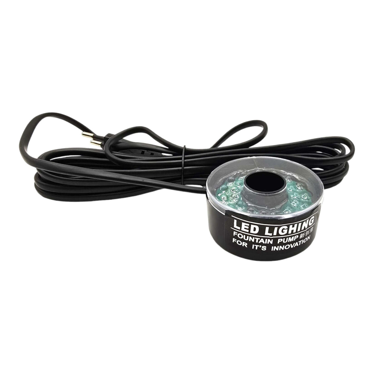 SOBO Fountain LED submersible water pump with LED lighting and power cord for efficient water circulation.