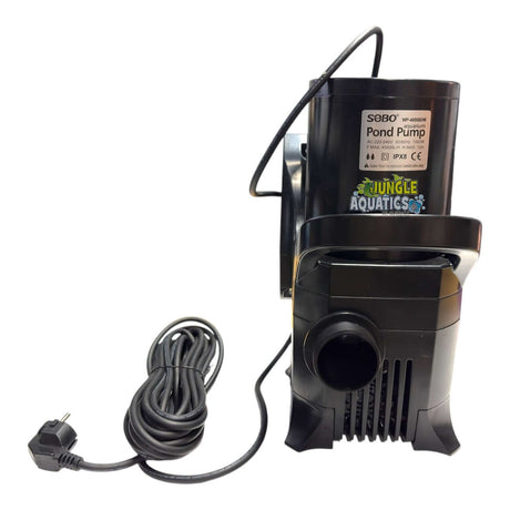 SOBO High-Performance Aquarium and Pond Pump with power cord and compact design for efficient water movement.