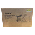 SOBO High-Performance Aquarium and Pond Pump packaging with specifications and features.