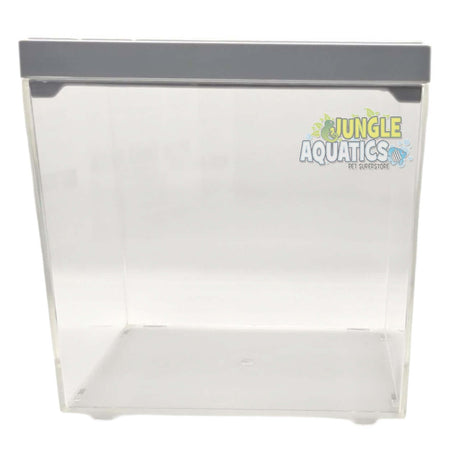 SOBO Mini Pet Box Betta Tank with LED clear aquarium design from Jungle Aquatics, ideal for Betta fish.