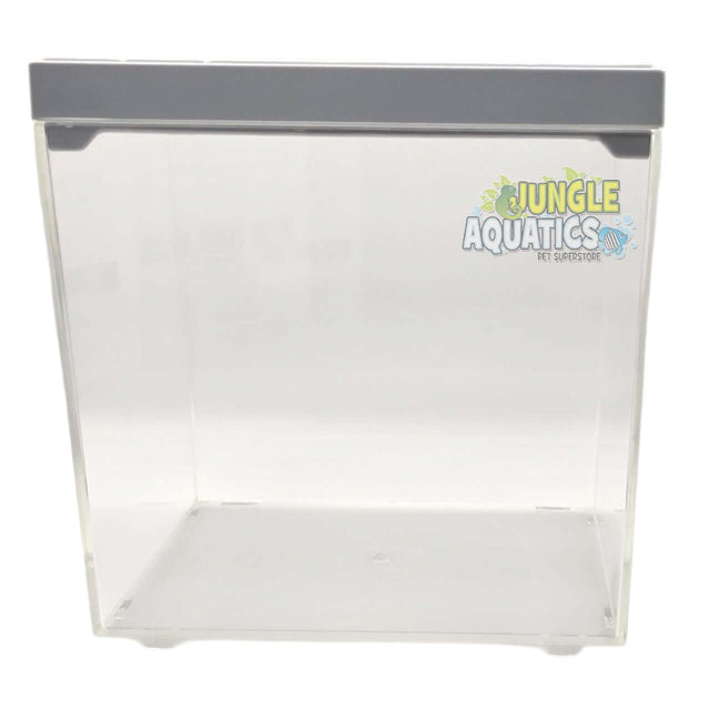 SOBO Mini Pet Box Betta Tank with LED clear aquarium design from Jungle Aquatics, ideal for Betta fish.