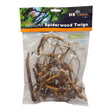 Bag of Spider Wood Twigs for aquarium aquascaping and creating natural underwater landscapes.