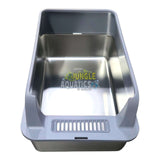 Stainless Steel Cat Litter Box designed for durability, hygiene, and easy cleaning for your pet.