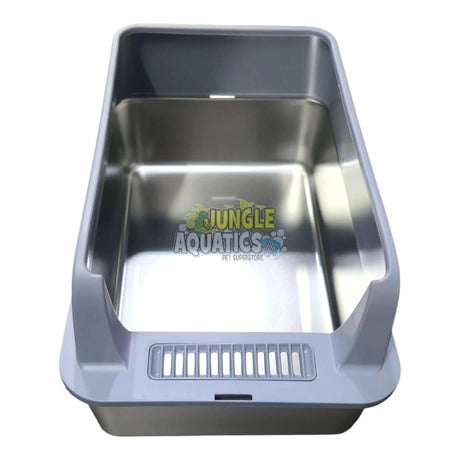 Stainless Steel Cat Litter Box designed for durability, hygiene, and easy cleaning for your pet.