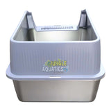Stainless Steel Cat Litter Box with hygienic design and durable construction for easy cleaning and odor control.