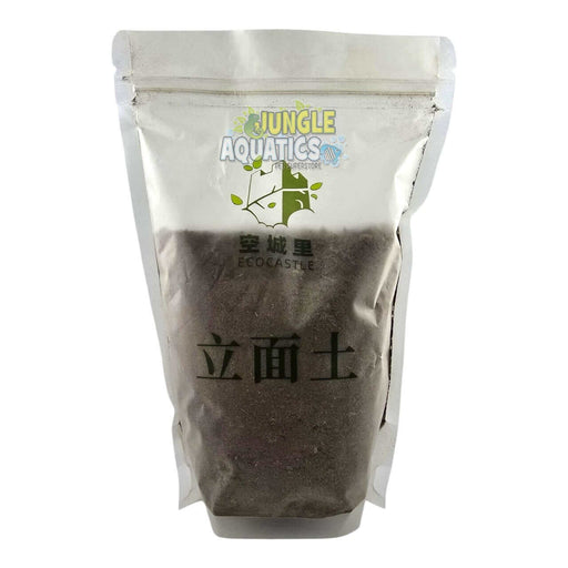 Terrarium Wall Soil in a resealable bag, designed for indoor ecosystems and plant growth.