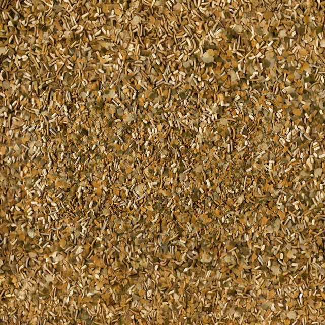 Tetra Pond Multi Mix fish food pellets for pond fish, consisting of various floating and sinking feed options.