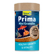 Tetra Prima Mini Granules 100ml for small fish, promoting healthy growth and vitality with natural ingredients.
