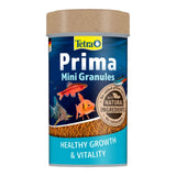 Tetra Prima Mini Granules 100ml for small fish, promoting healthy growth and vitality with natural ingredients.