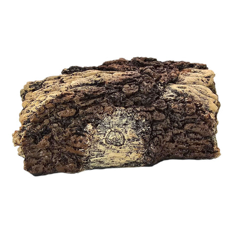 Tree Bark Log Aquarium Ornament with realistic textures and brown hues, perfect for enhancing aquarium decor.