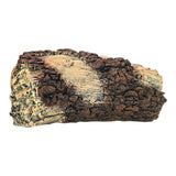 Tree Bark Log Aquarium Ornament with realistic textures and colors, perfect for enhancing aquariums and terrariums.