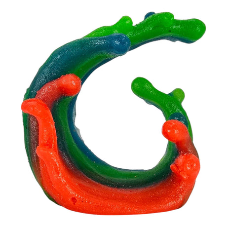 Colorful Twist Wave Betta Decoration in 3D sculpted design for aquariums, featuring vibrant organic wave shapes.