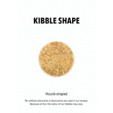 Round-shaped kibble for Ultra Dog Premium Small to Medium Adult, maize-free dry dog food with no artificial additives.