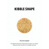 Round-shaped kibble for Ultra Dog Special Diet Weight Control highlighting natural ingredients and varied color.