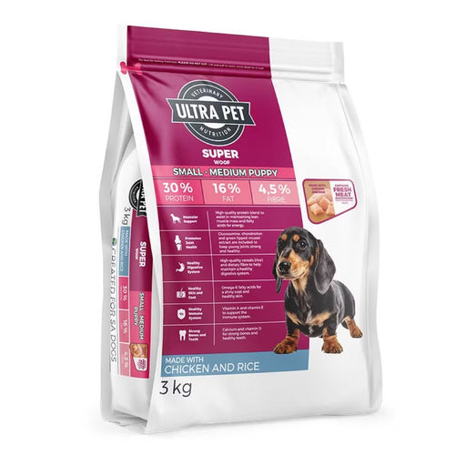 Ultra Dog Superwoof Small to Medium Puppy 3kg - Buy Online - Jungle Aquatics