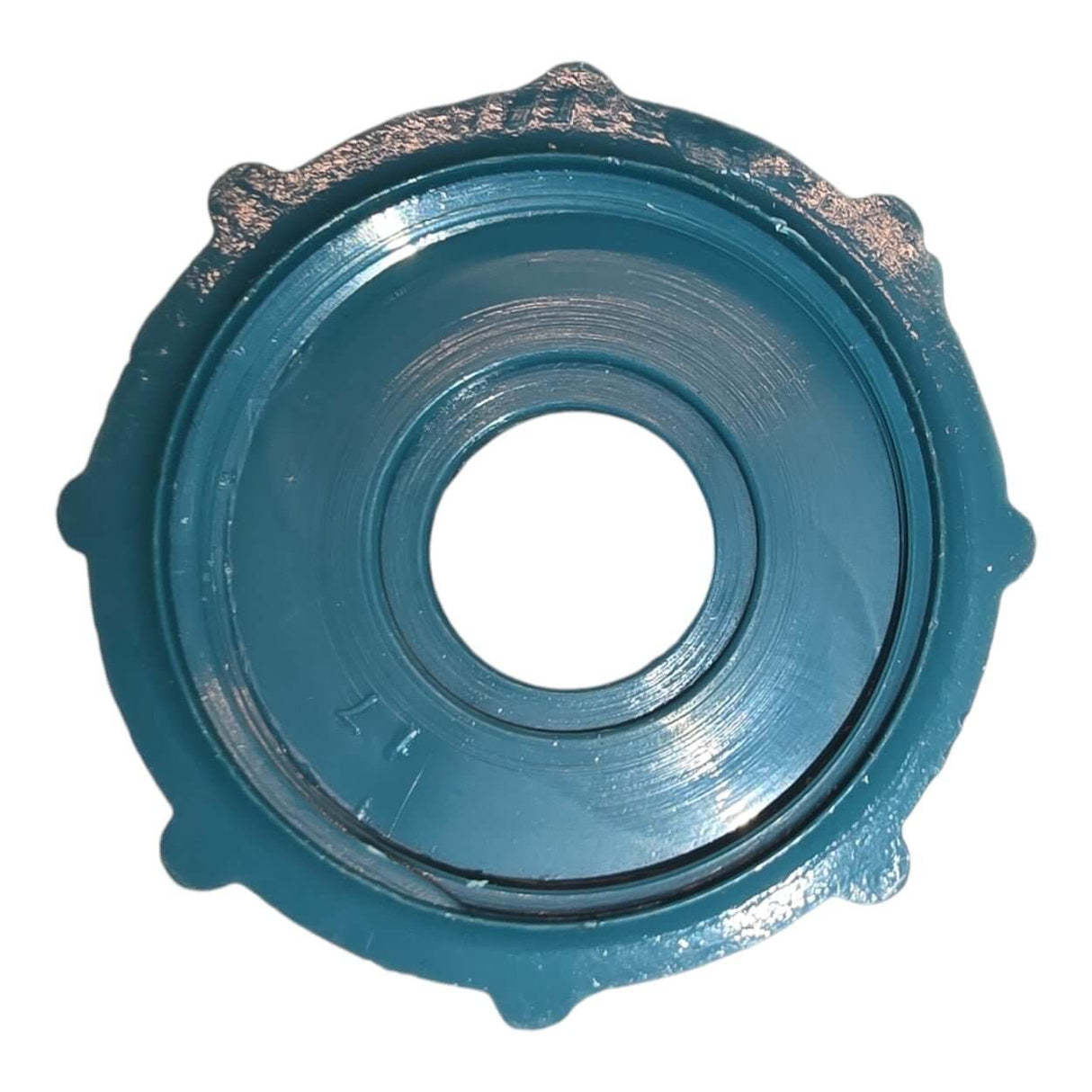 UltraZap UV Spare Blue Nut for 8-55 watt units, showcasing the circular design and central hole for easy installation.