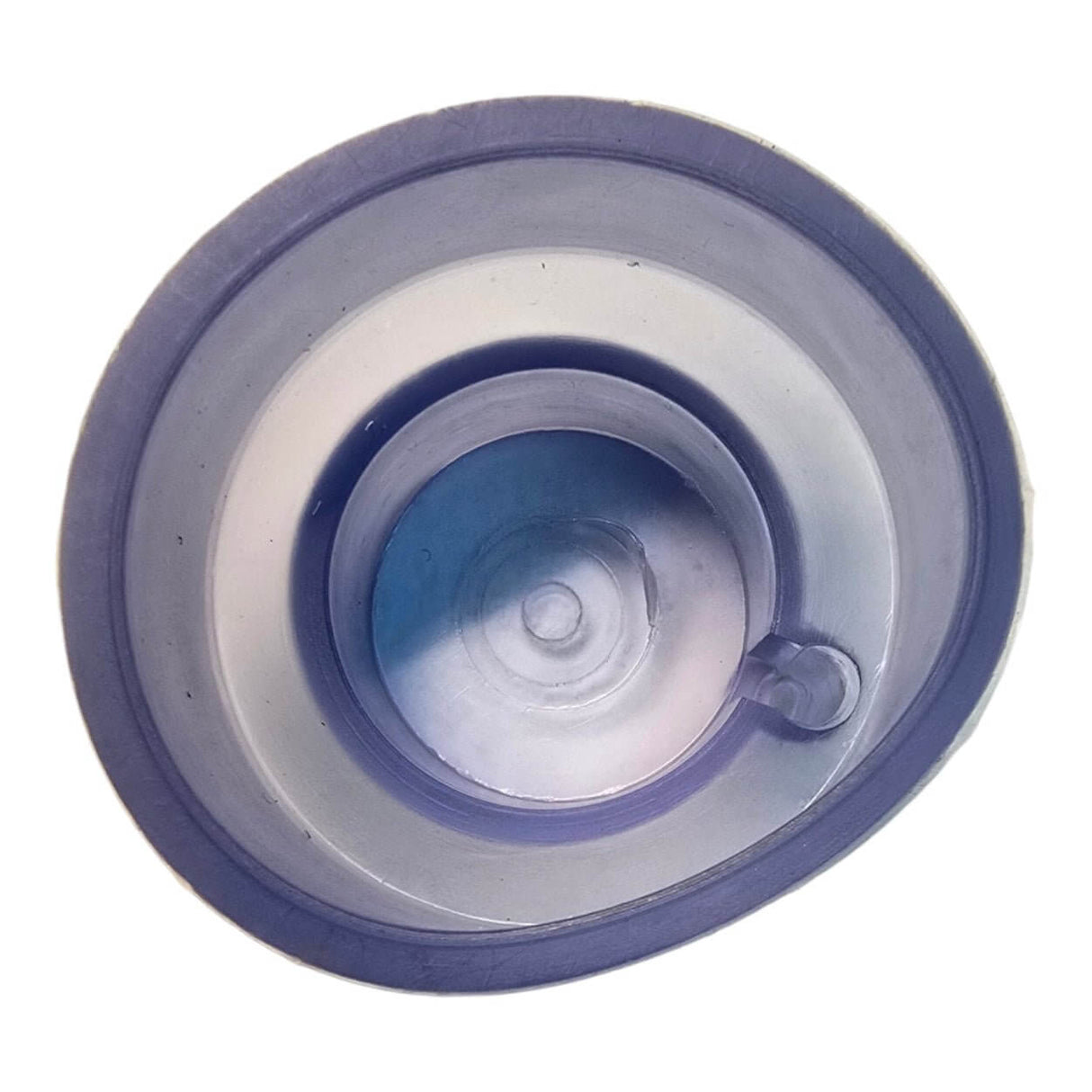 UltraZap UV spare clear end cap designed for easy replacement in UltraZap UV units, showcasing its interior design.
