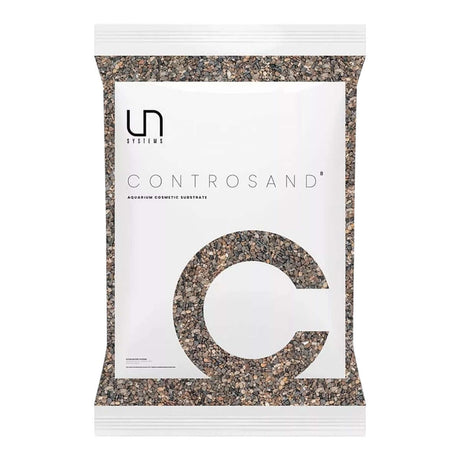 UNS Controsand aquarium substrate bag designed for freshwater setups, available in multiple tones and textures.