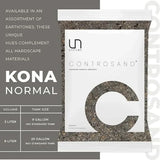UNS Controsand Kona natural substrate for aquariums, available in various sizes and colors, safe for aquatic life.