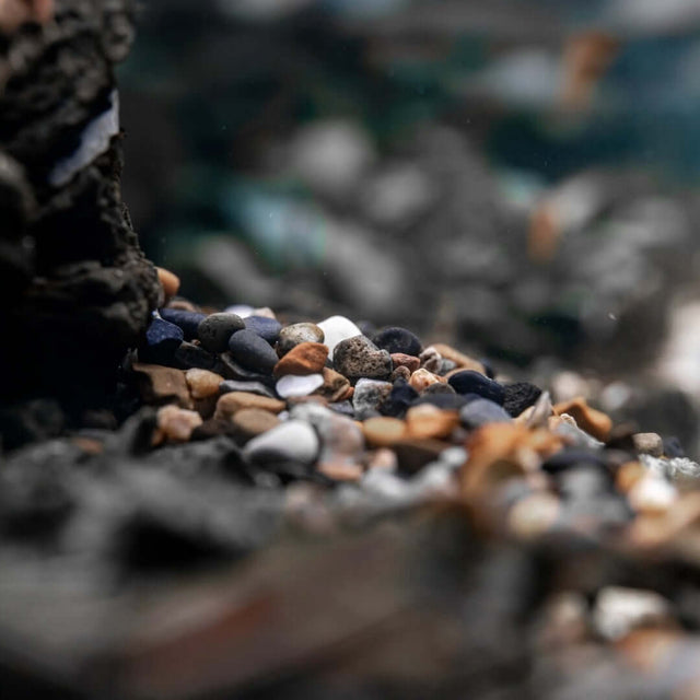 Natural substrate blend of UNS Controsand Santa Fe for freshwater aquariums and terrariums, ideal for aquascaping.