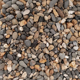 Natural substrate blend of various stones and granules for aquariums and terrariums, safe for aquatic life.